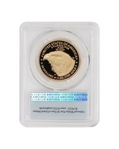 2024-W $50 Gold Eagle PCGS PR70DCAM FS Flag Label w/ OGP Obverse

