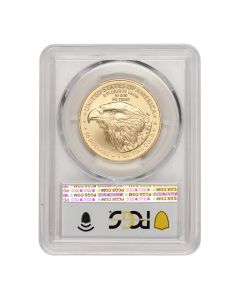 2024-(W) $50 Gold Eagle PCGS MS70 FDOI WP Obverse

