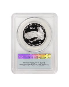 2024-W $100 Platinum Eagle PCGS Gem Proof FS Flag Label Obverse

