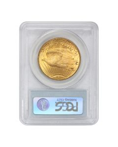 1925 $20 Gold Saint Gaudens PCGS MS65