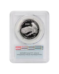 2025-W $100 Platinum Eagle PCGS PR70DCAM FS Flag w/ OGP