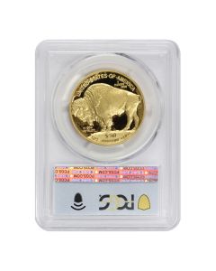 2025-W $50 Gold Buffalo PCGS PR70DCAM FDOI Bison Label w/ OGP