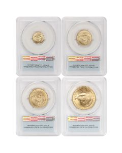 PRE-ORDER Set of 4 2026 Gold Eagles PCGS MS70 FS Flag Label