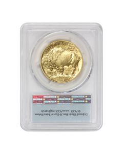 PRE-ORDER 2026 $50 Gold Buffalo PCGS MS70 FS Flag Label