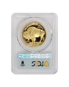 2026-W $50 Gold Buffalo PCGS PR70DCAM FDOI Flag Label w/ OGP