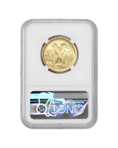 1916 (2026)-W 50c Gold Walking Liberty NGC SP70 FDOI America250 Label