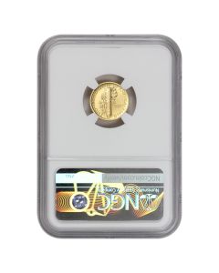 1916 (2026-W) 10C Gold Mercury Dime BoTM NGC SP70 FDOI 250th Label