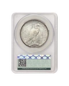 1927-D $1 Silver Peace CACG MS65