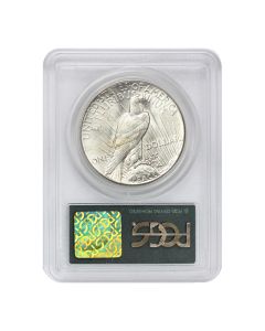 1927 $1 Silver Peace PCGS MS63 OGH