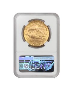 1927 $20 Gold Saint Gaudens NGC MS61 Obverse