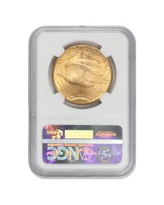 1927 $20 Gold Saint Gaudens NGC MS65+ CAC PQ Obverse