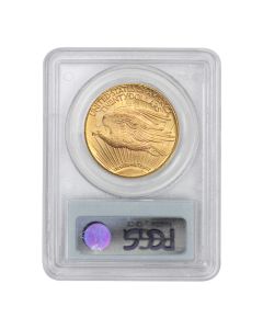 1927 $20 Gold Saint Gaudens PCGS MS63 Obverse