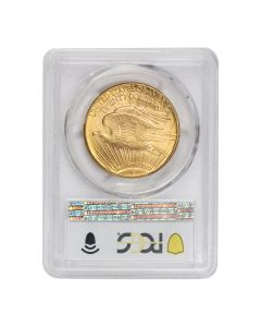 1927 $20 Gold Saint Gaudens PCGS MS63 Obverse