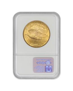 1927 $20 Gold Saint Gaudens NGC MS63 Obverse