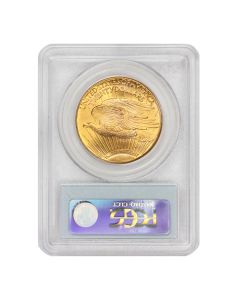 1927 $20 Gold Saint Gaudens PCGS MS65 Obverse