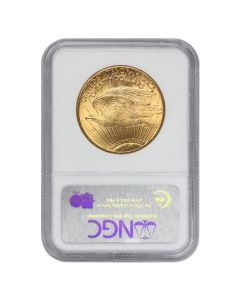 1927 $20 Gold Saint Gaudens NGC MS66 PQ