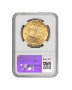 1927 $20 Gold Saint Gaudens NGC MS64 Obverse