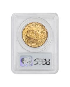 1928 $20 Gold Saint Gaudens PCGS MS65 Obverse