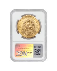 Mexico 1930 Gold 50 Peso NGC MS62 Obverse