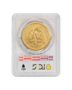 Mexico 1930 Gold 50 Peso PCGS MS63