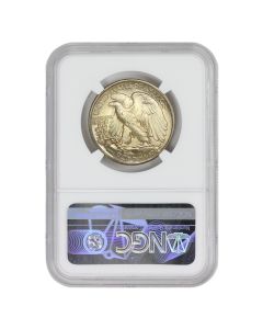 1934 50c Silver Walking Liberty NGC MS68