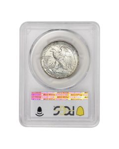 1942-D 50c Silver Walking Liberty PCGS MS67+ Obverse