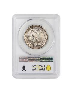 1943 50c Silver Walking Liberty PCGS MS68 Obverse
