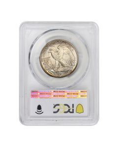 1946-D 50c Silver Walking Liberty PCGS MS67+ Obverse