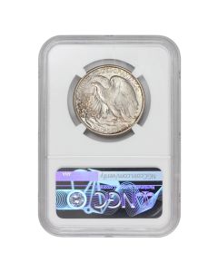 1946-D 50c Silver Walking Liberty NGC MS67+ CAC Obverse