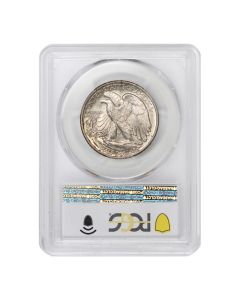 1946 50c Silver Walking Liberty PCGS MS67+ CAC Obverse