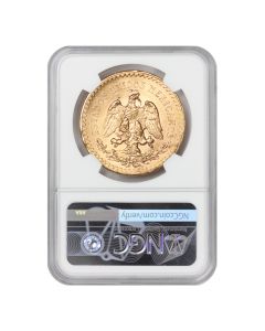 Mexico 1947 Gold 50 Peso NGC MS66 Restrike