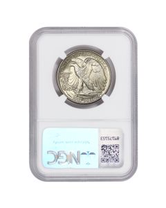 1947 50c Silver Walking Liberty NGC MS67+ CAC