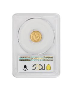 1855 $1 Gold Indian Princess PCGS MS66+ CAC PQ
