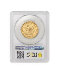 1861-S $10 Gold Liberty PCGS AU50 Obverse