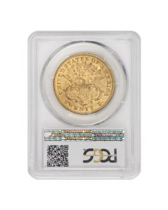 1869-S $20 Gold Liberty PCGS MS61 Obverse