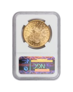 1876-S $20 Gold Liberty NGC MS61