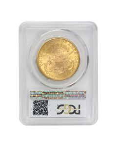 1890-S $20 Gold Liberty PCGS MS62 CAC Obverse