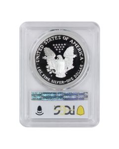 1993-P $1 Silver Eagle PCGS PR70DCAM Obverse