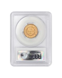 France 1897-A Gold 20 FR Angel PCGS MS63+  Obverse