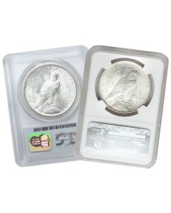 $1 Peace Silver Dollar MS64 (Random Year) Obverse