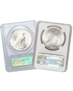 $1 Peace Silver Dollar MS66 (Random Year) Obverse