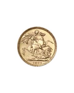 British Gold Sovereign Queen Victoria Jubilee Head BU Obverse