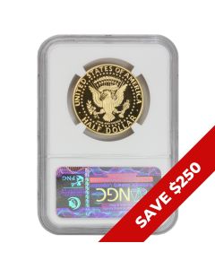 2014-W 50c Gold Kennedy High Relief NGC PF70UCAM FDOI Washington DC 