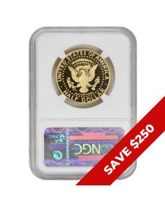 2014-W 50c Gold Kennedy High Relief NGC PF70UCAM FDOI Philadelphia