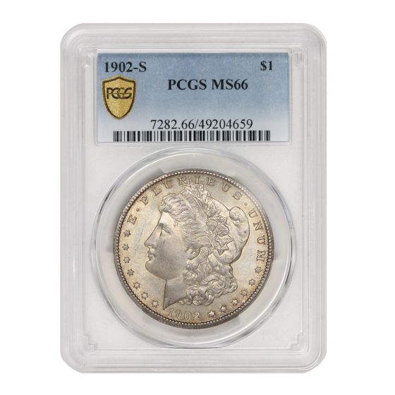 1902-S $1 Silver Morgan PCGS MS66