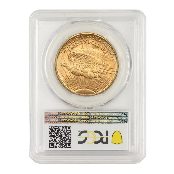 1921 $20 Gold Saint Gaudens PCGS MS62 PQ