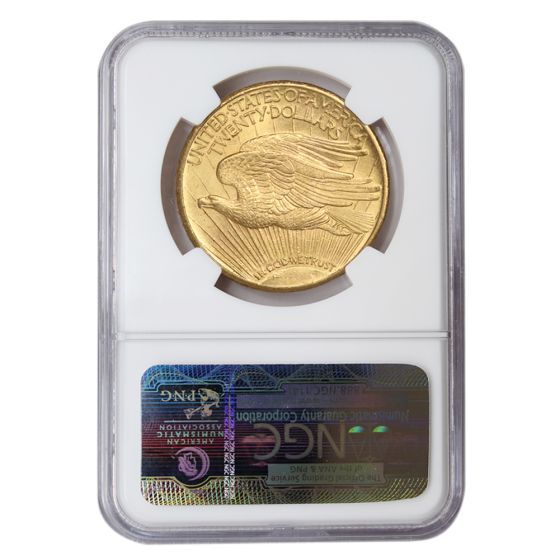 1924 $20 Gold Saint Gaudens NGC MS62 PQ