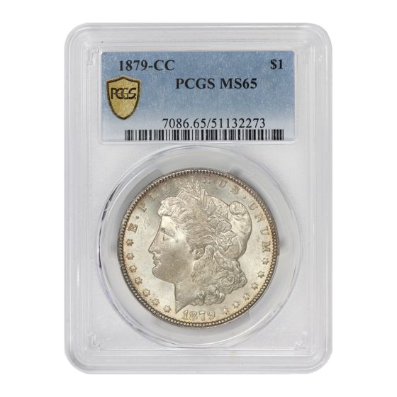 1879-CC $1 Silver Morgan PCGS MS65