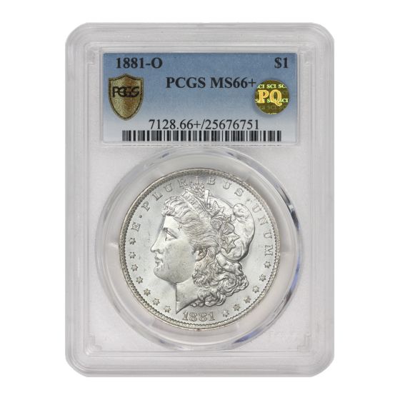 1879-S $1 Morgan Silver Dollar with Toning PCGS MS66 - Free Shipping USA -  The Happy Coin
