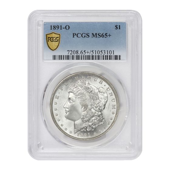 1891-O $1 Silver Morgan PCGS MS65+